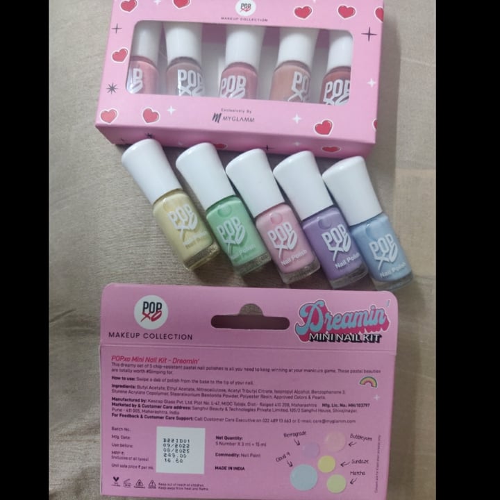 review photo of POP xo Dreamin mini nail kit shared by @sujaana on 23 Nov 2022 - review