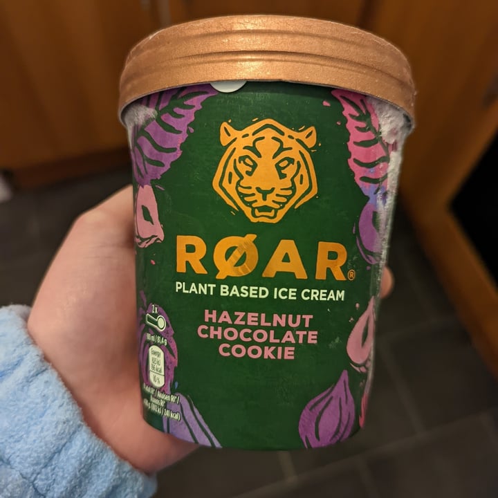 photo of Roar Hazelnut Chocolate Cookie ice cream shared by @sarahburland on  31 Jan 2022 - review