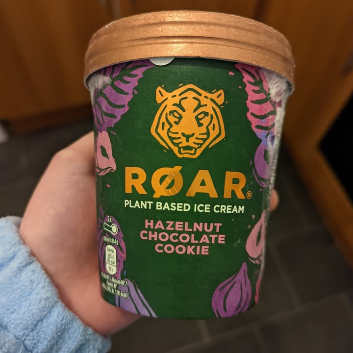 review photo of Roar Hazelnut Chocolate Cookie ice cream shared by @sarahburland on 31 Jan 2022 - review