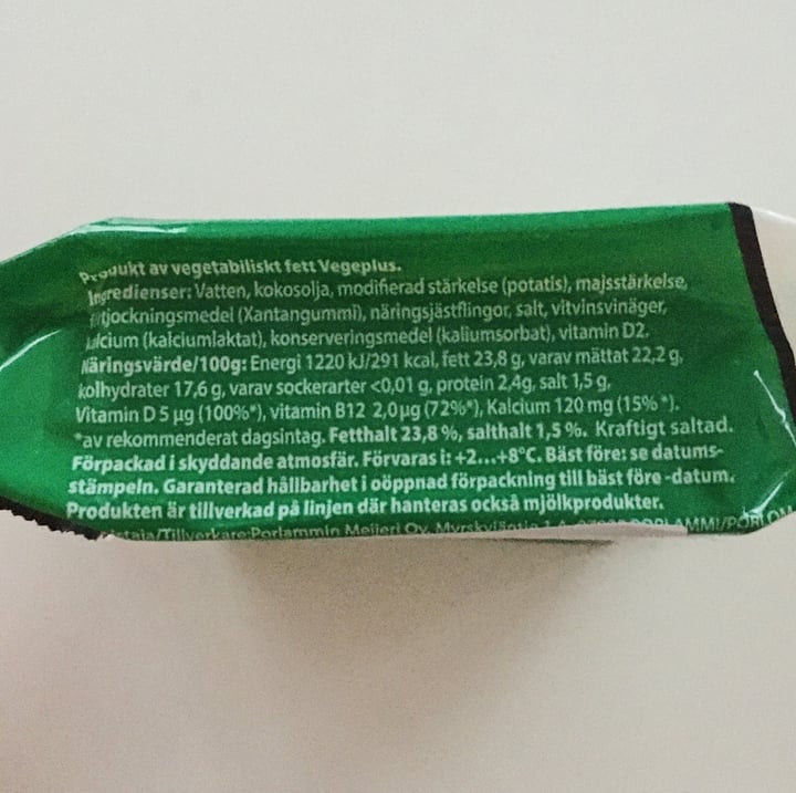 photo of Porlammin Porlammin Vege Plus 250g shared by @just4notherveg4n on  02 Apr 2020 - review