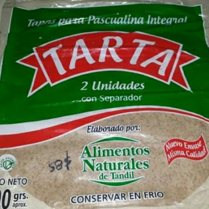 photo of Alimentos naturales de Tandil Tapas Para Pascualina Integral shared by @cam1veg on  01 Sep 2020 - review