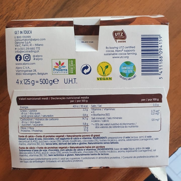 photo of Alpro Devilishly Dark Chocolate Plant-based Dessert shared by @elisasav on  22 Mar 2022 - review