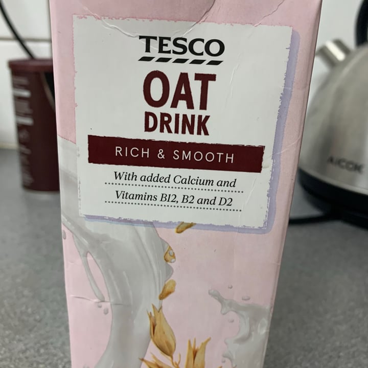 photo of Tesco oat drink shared by @aimeehowe on  23 May 2021 - review