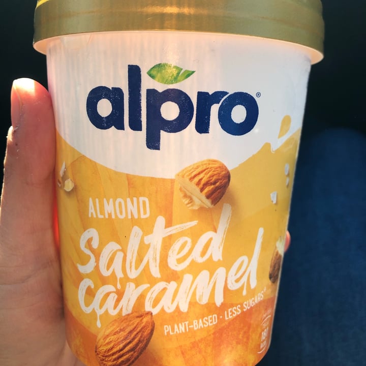 review photo of Alpro Almond salted caramel shared by @fransaglietto on 11 Apr 2022 - review