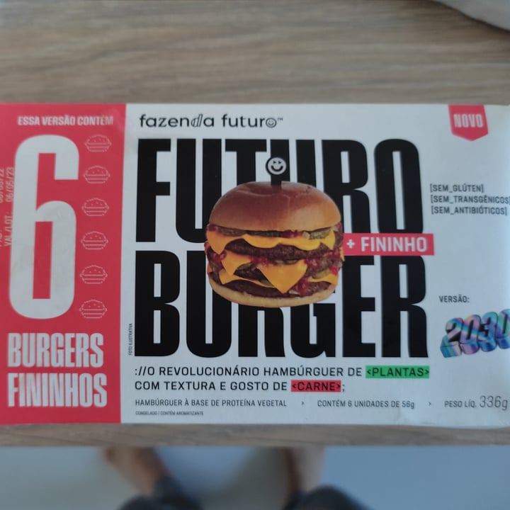 review photo of Fazenda Futuro - Future Farm Futuro Burger Fininho shared by @josedarival on 09 May 2022 - review