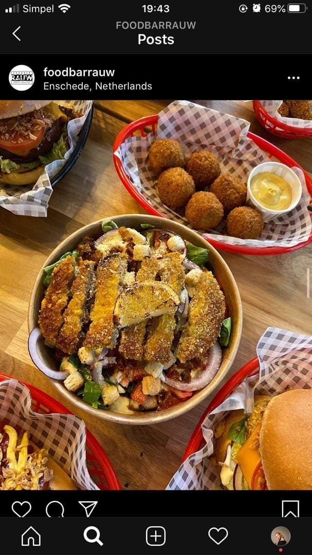 photo of Foodbar RAUW nochick salad shared by @bbb on  29 Feb 2020 - review