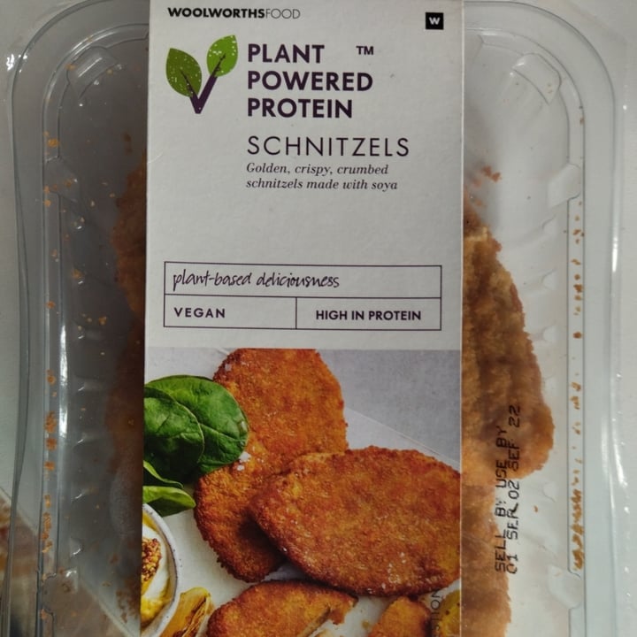 photo of Woolworths Food Plant powered protein schnitzel shared by @jeanine3 on  24 Oct 2022 - review
