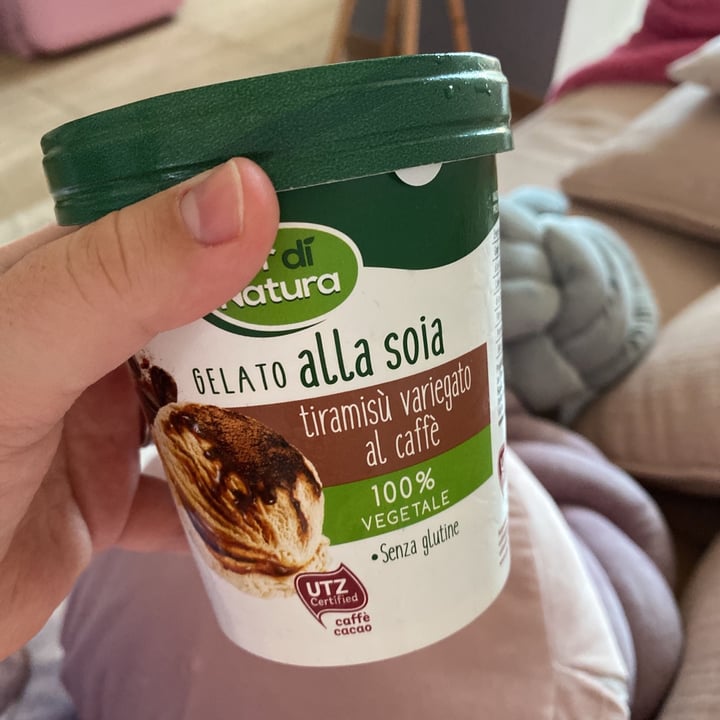 photo of Fior di Natura Gelato alla Soia Tiramisù Variegato al Caffè shared by @saporivegetali on  22 Apr 2021 - review