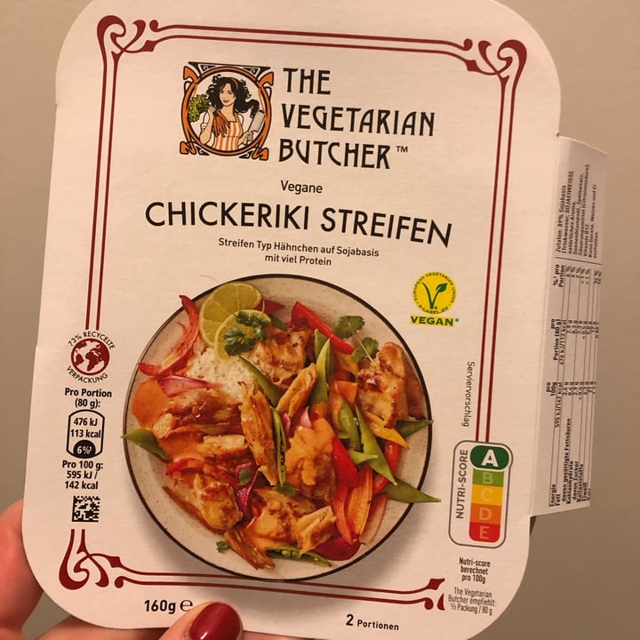photo of The Vegetarian Butcher Chickeriki Streifen shared by @franciiotto on  18 Oct 2022 - review