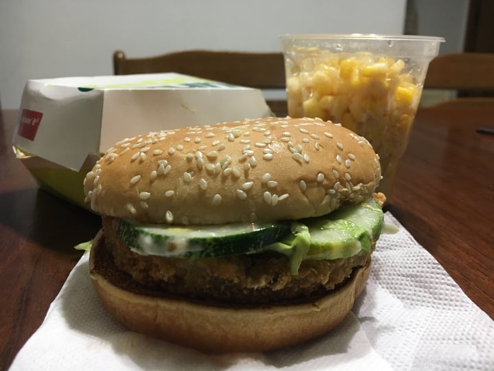 photo of McDonald's - Downtown East Veggie Crunch Burger shared by @lovealwayswins on  26 Mar 2018 - review