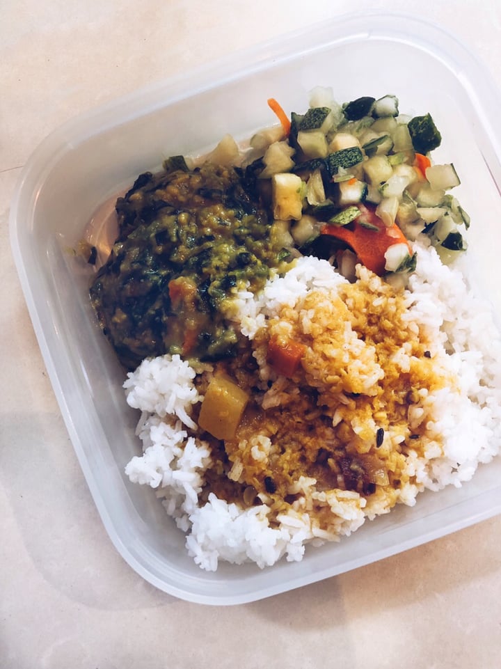 photo of Flavours @ UTown (Foodclique) Indian Stall - Vegetarian Rice Set shared by @consciouscookieee on  16 Apr 2019 - review