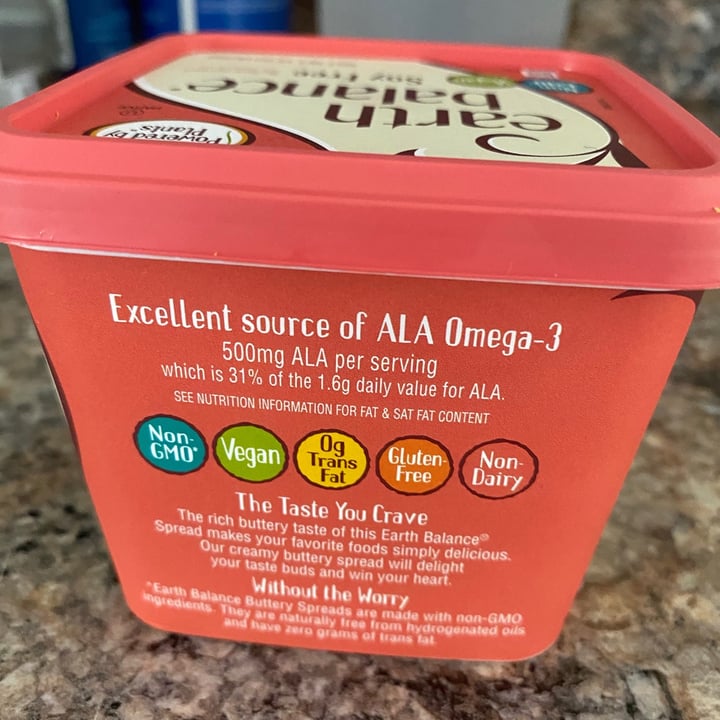 review photo of Earth Balance Earth Balance Soy Free shared by @terrif on 30 Aug 2021 - review