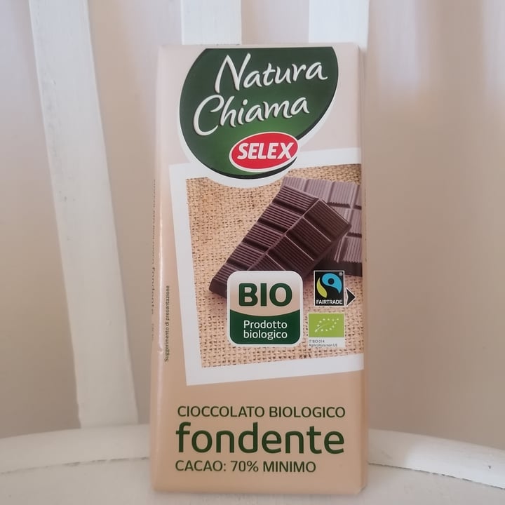 photo of Selex Cioccolato Fondente biologico 70% shared by @govegan2020 on  25 Apr 2021 - review