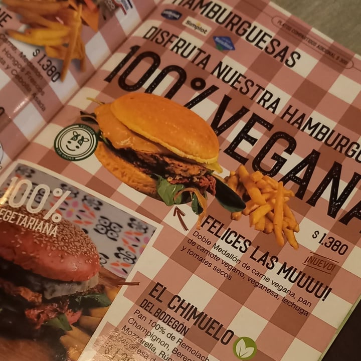 review photo of El Viejo Bodegón Hamburguesa 100% Vegana shared by @victoria21 on 21 Sep 2022 - review