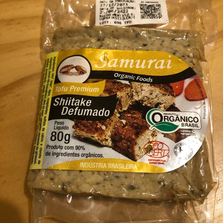 photo of Samurai Organic Foods Tofu com Shiitake defumado shared by @leirykelly on  16 Feb 2022 - review