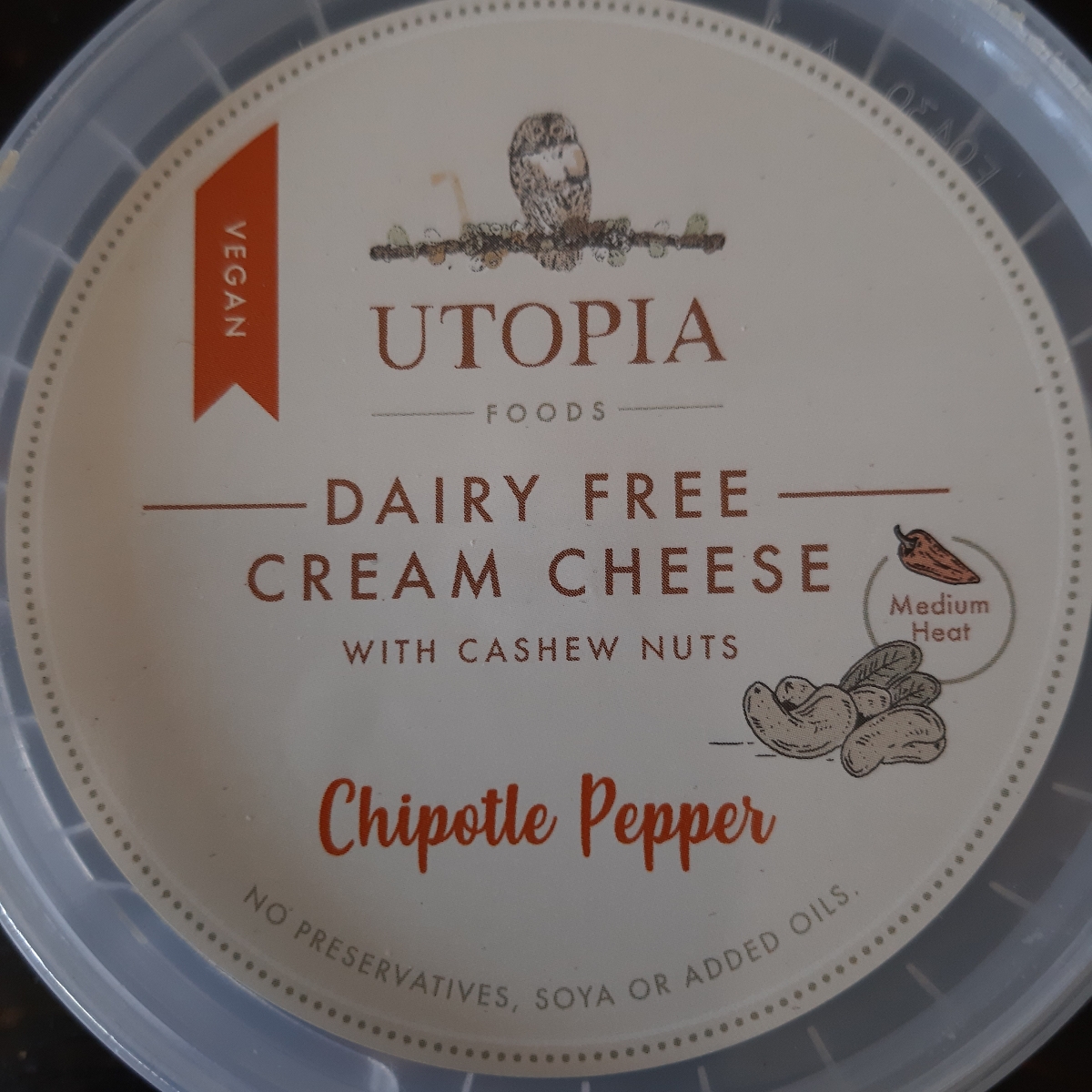 Utopia Foods Cream Cheese Chipotle Pepper Reviews abillion
