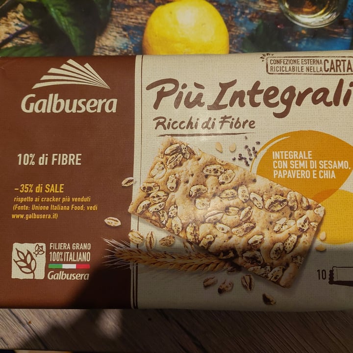 photo of Galbusera Crackers Più integrali shared by @pru69 on  25 May 2022 - review