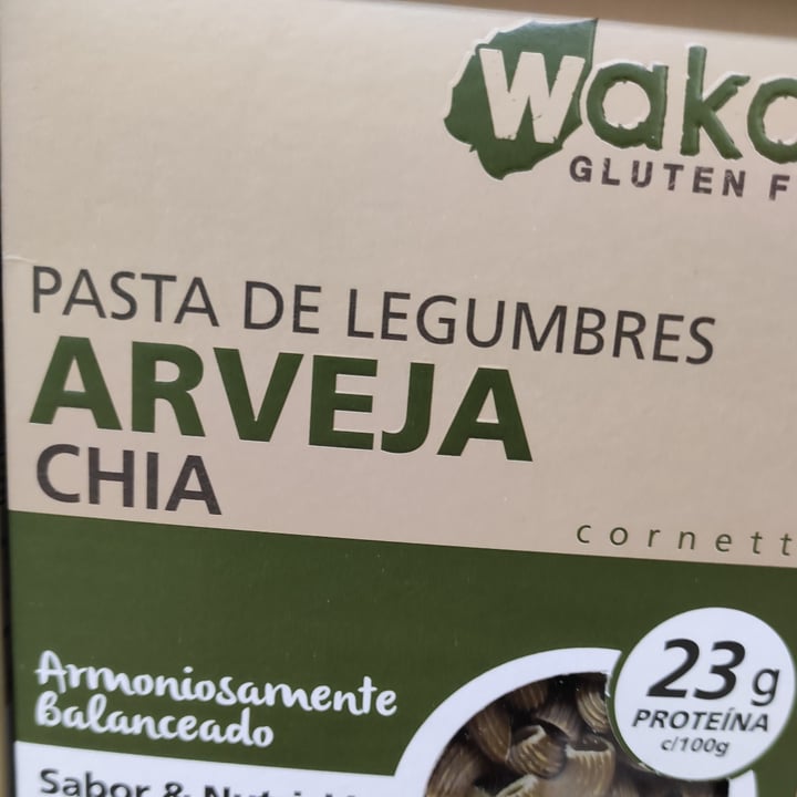 photo of Wakas Pasta de Legumbres Arvejas y Chia shared by @fedeandrade on  05 Jul 2021 - review
