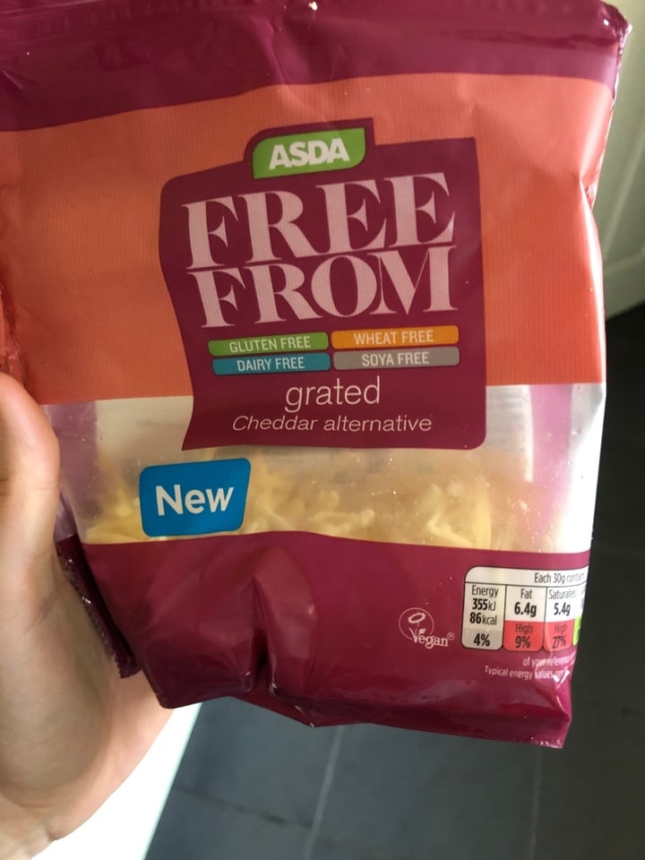 photo of ASDA Grated mature cheddar alternative shared by @immissnothing on  13 Mar 2020 - review