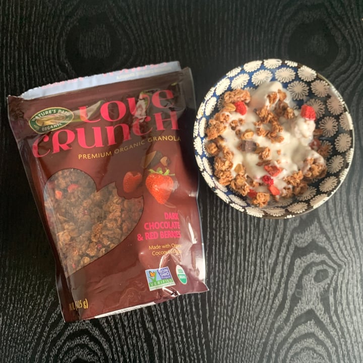 photo of Nature's Path Love Crunch dark chocolate and red berries shared by @hereforareason on  13 Dec 2021 - review