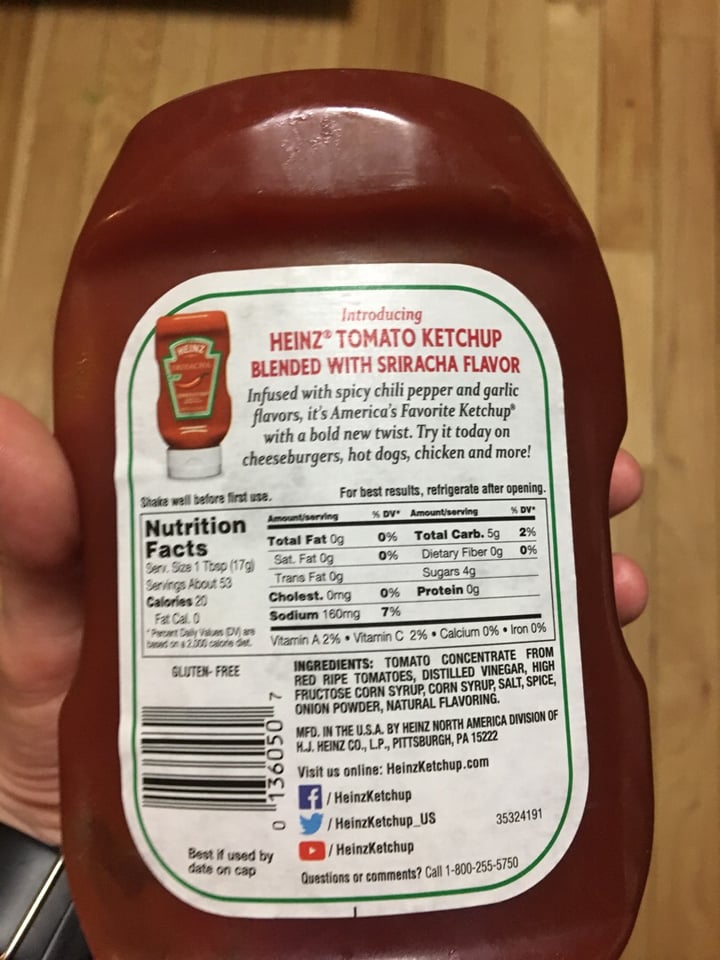 photo of Heinz Tomato Ketchup shared by @jimo-tea on  01 Jul 2019 - review