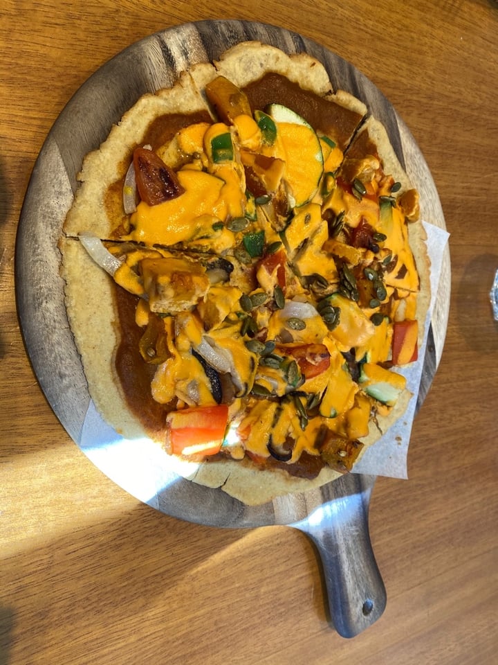 photo of The Living Cafe Veggie delight pizza shared by @realmarko on  01 Mar 2020 - review