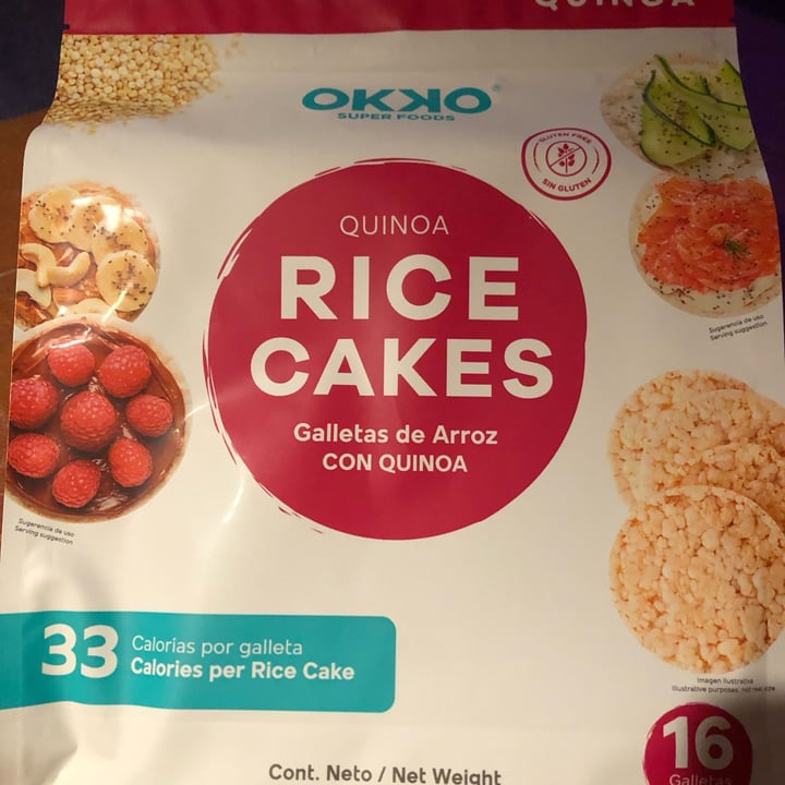 photo of Okko Super Foods Rice Cakes con Quinoa shared by @marybell on  05 Dec 2021 - review