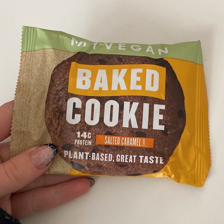 photo of MyProtein baked cookie salted caramel shared by @elenastanleybi on  13 Oct 2022 - review