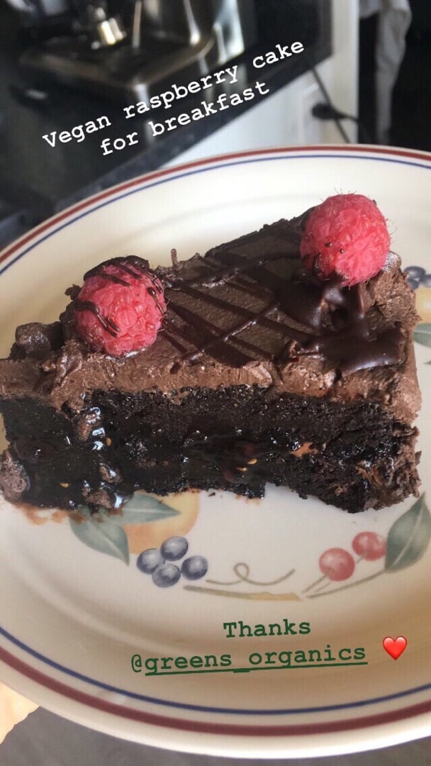 photo of Greens Organic Cafe & Market Raspberry Chocolate Cake shared by @helga on  05 Sep 2020 - review