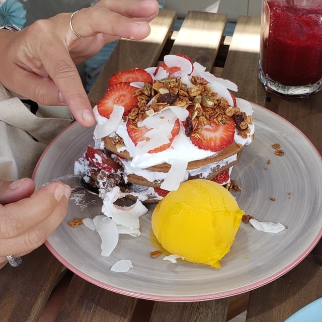 Photo of the dish “Coconut pancakes”