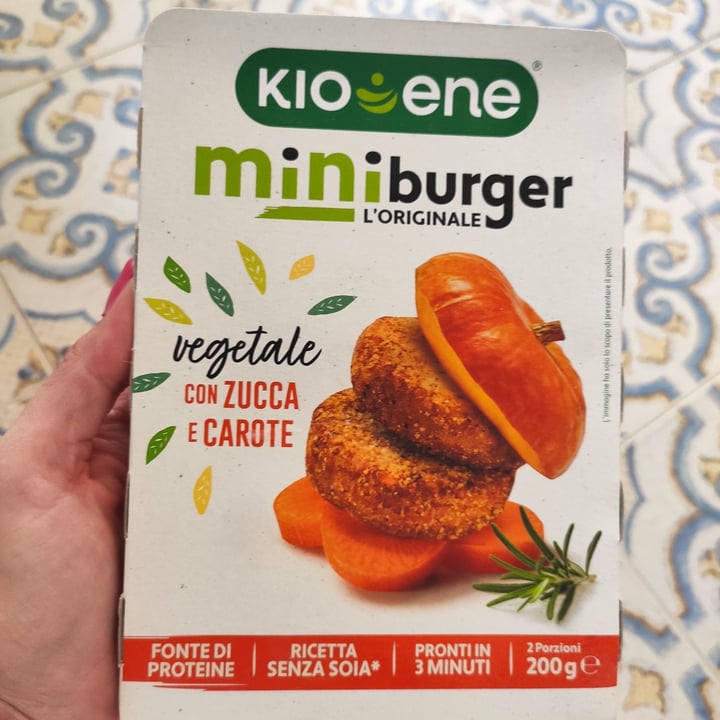 photo of Kioene mini burger carota e zucca shared by @lafranci85 on  19 Jun 2022 - review