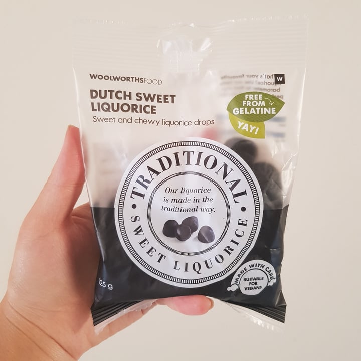 photo of Woolworths Food Dutch Sweet Liquorice shared by @karenhsu on  21 Jan 2021 - review