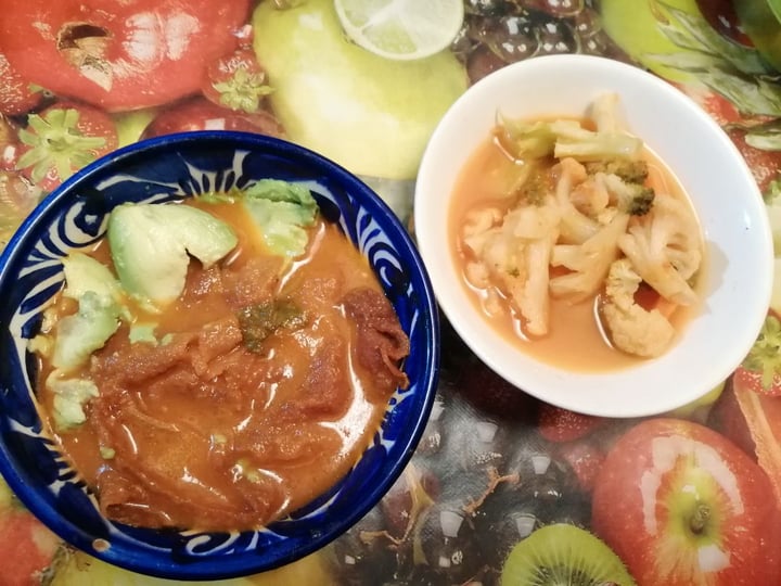 review photo of Muluc Ceh Chicharrón De Trigo Vegano En Salsa Roja shared by @andyveggy on 01 Dec 2019 - review