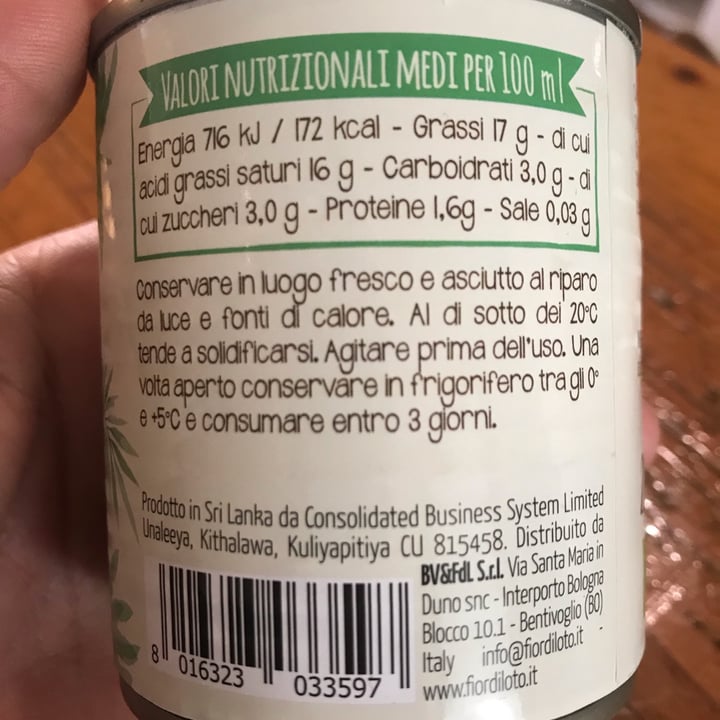 review photo of Fior di Loto Latte di cocco bio shared by @bgenny on 23 Jan 2022 - review