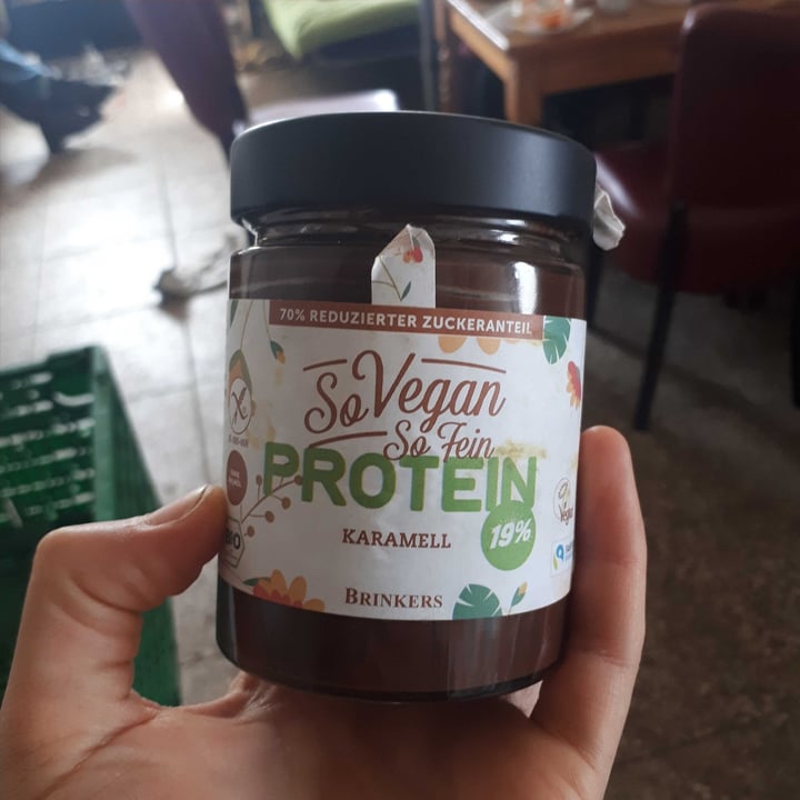 photo of Brinkers Protein Karamell Creme shared by @laraweinmann on  26 May 2020 - review