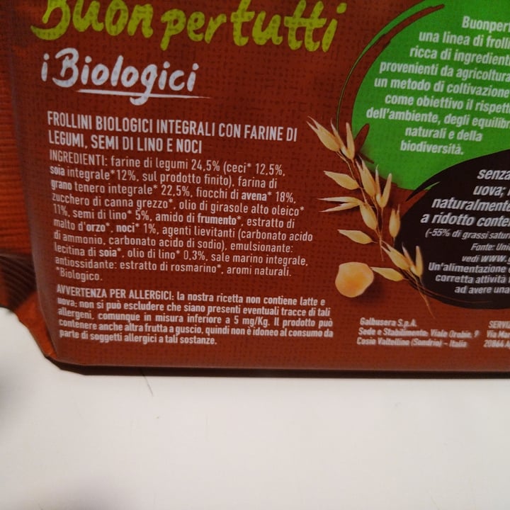 review photo of Galbusera Biscotti con farina di legumi shared by @tdelgaudio on 01 Dec 2021 - review