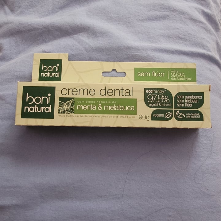photo of Boni natural Creme Dental shared by @raquelgut on  29 Apr 2022 - review