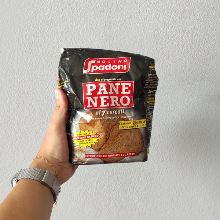 photo of Molino Spadoni Pane Nero Ai 7 Cereali shared by @tastyveg on  17 Oct 2021 - review
