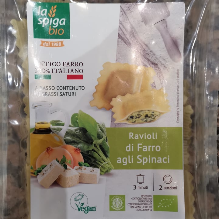 review photo of La Spiga Bio Ravioli di Farro agli spinaci shared by @sam321 on 28 Nov 2021 - review