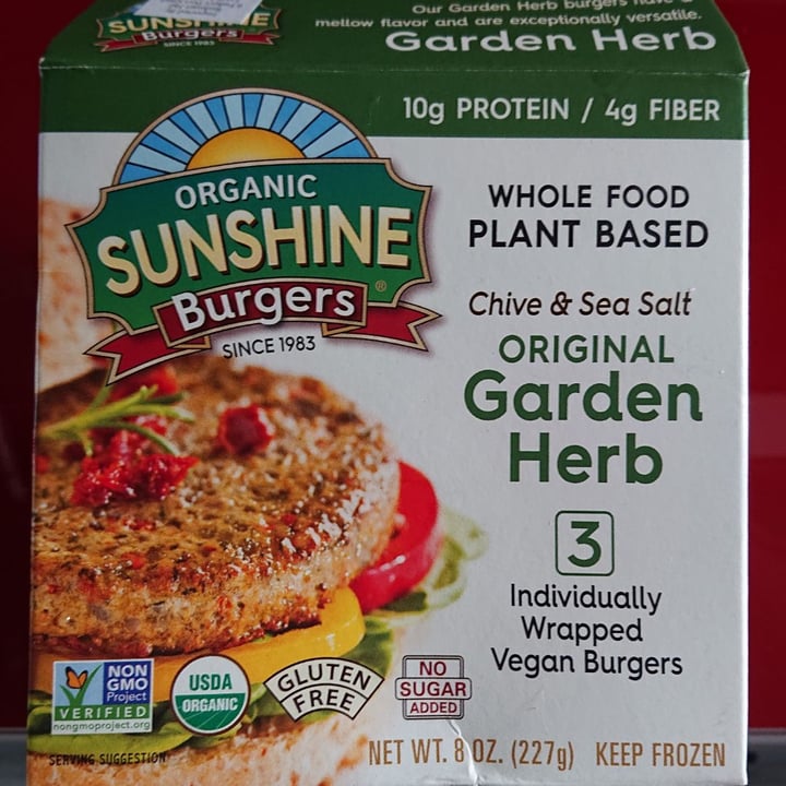 photo of Sunshine Burger Sunshine burger garden herb shared by @sibehou on  07 Jul 2019 - review
