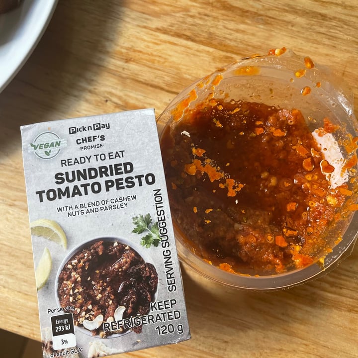 photo of Pick n Pay Sundried tomato pesto shared by @chantellekylie on  30 Jun 2021 - review