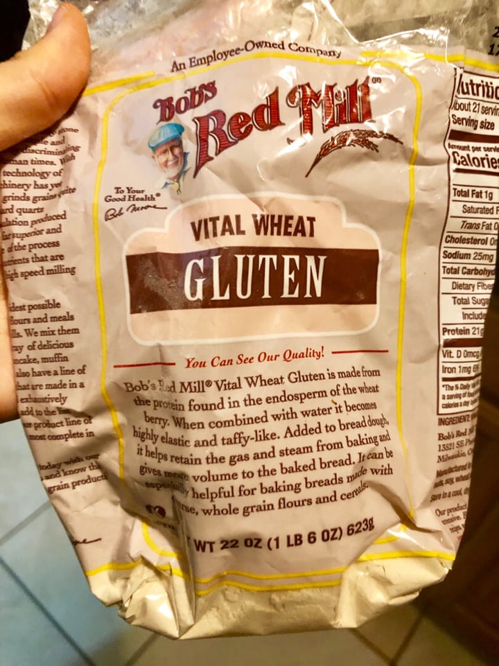 photo of Bob's Red Mill Vital Wheat Gluten shared by @alohaanimalsanctuary on  15 Jan 2020 - review