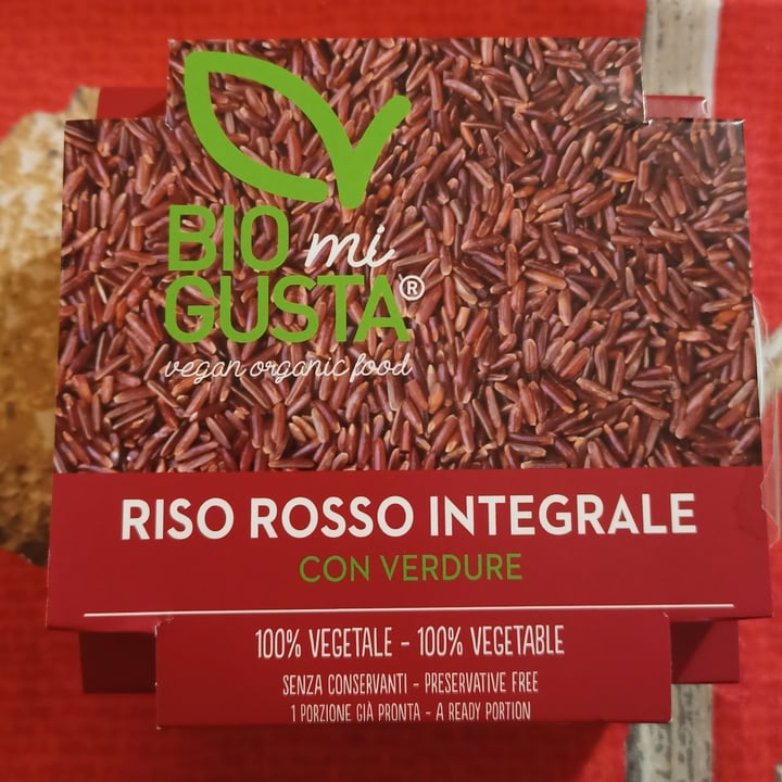 photo of Biomigusta Riso Rosso Integrale con Verdure shared by @aeefos on  03 Jan 2022 - review