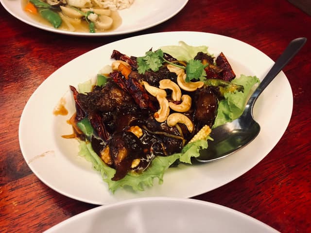 Photo of the dish “Kung Pao Monkeyhead Mushrooms”
