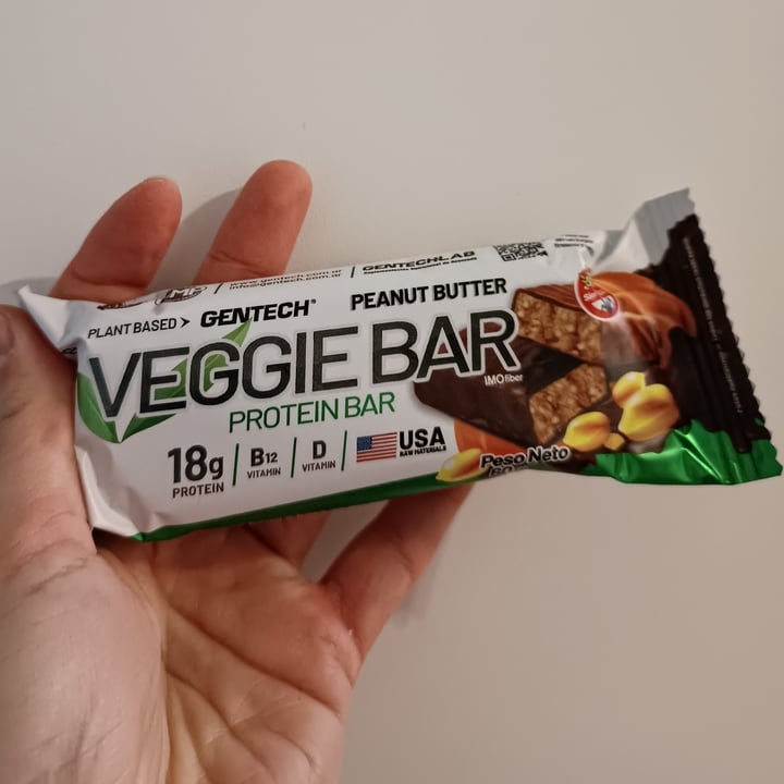 photo of Gentech Barra de Proteina Vegan shared by @valesaldivia on  13 Sep 2022 - review