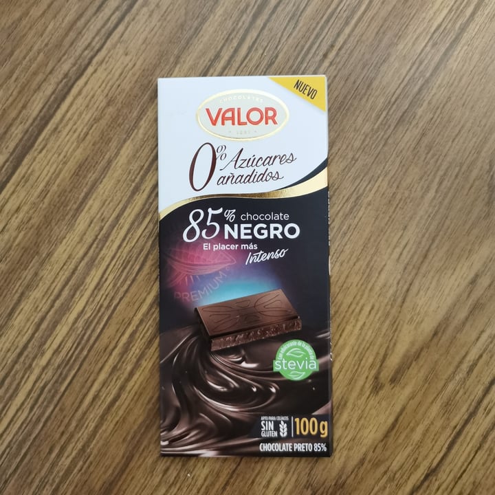 review photo of Valor 85% chocolate negro sin azucar shared by @vegafri on 17 Mar 2021 - review