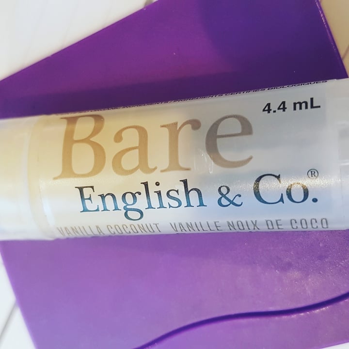 photo of Bare English & Co. Vanilla Coconut Lip Balm shared by @brilliantbarb on  09 Dec 2020 - review