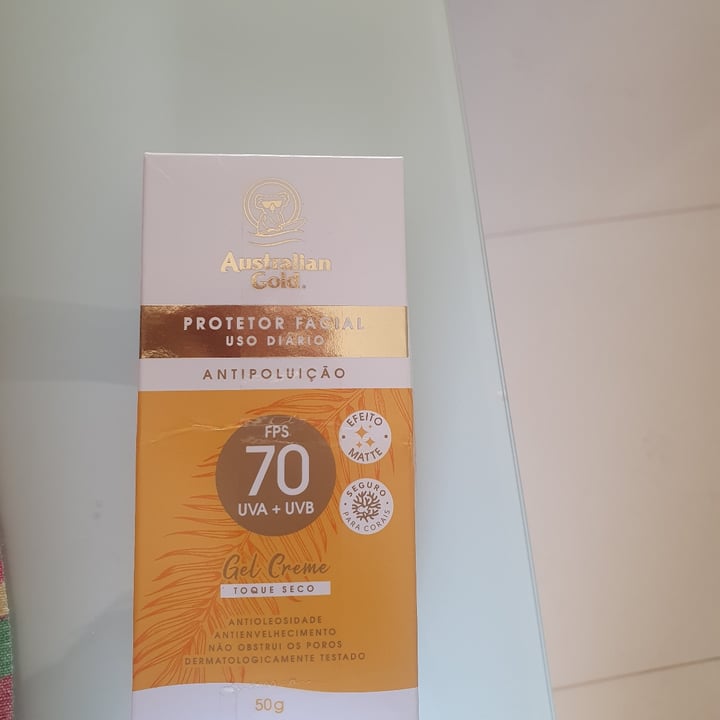 review photo of Australian Gold Protetor Solar FPS 50 Gel Creme shared by @daimardegan on 26 Oct 2022 - review