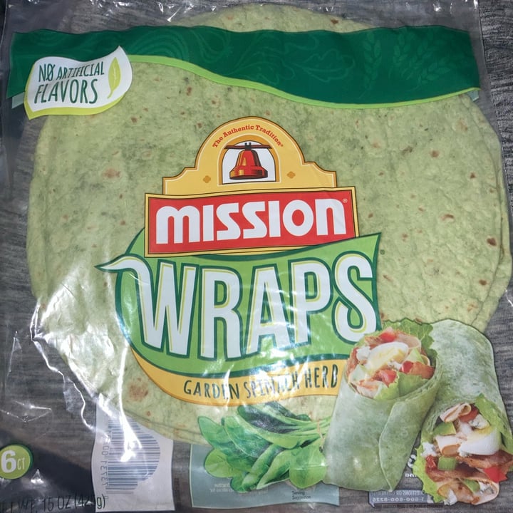 review photo of Mission Foods Garden spinach herb wraps shared by @frogs on 08 Dec 2021 - review