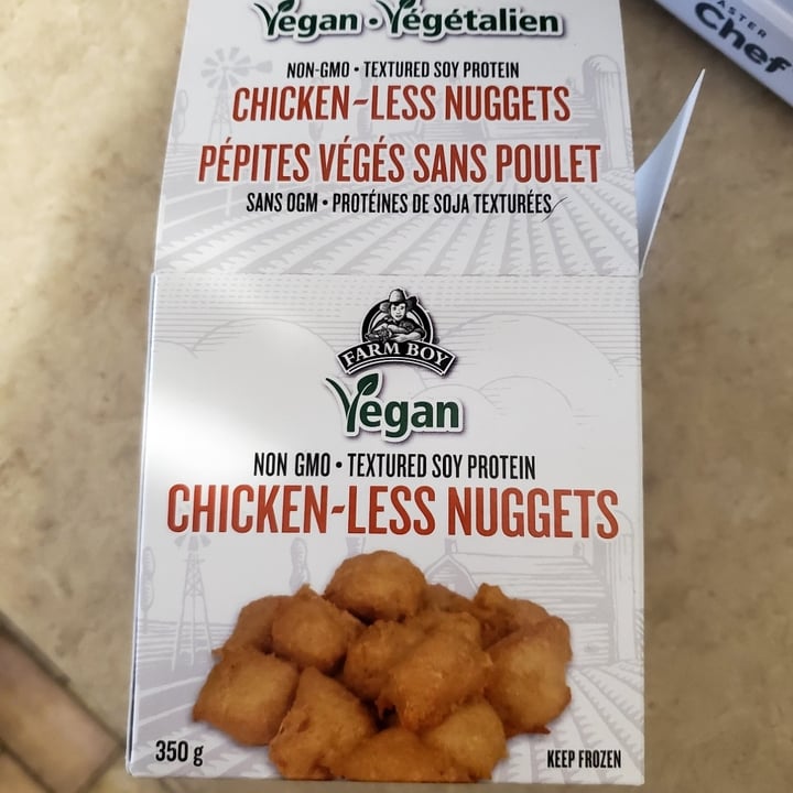 photo of Farm Boy Vegan Chicken-less Nuggets shared by @whatacuriousnotion on  27 Sep 2022 - review